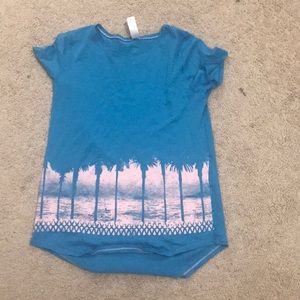 Blue beach shirt